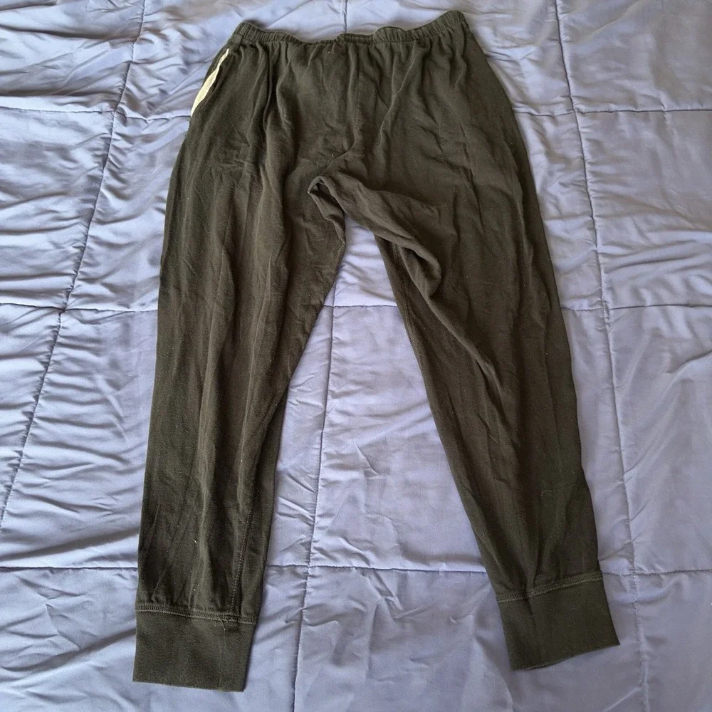 Polo Ralph Lauren Pajama Pants Mens Large Black Sleepwear Drawstring Pockets